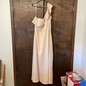 size 22 Hayley Paige special occasion/bridesmaid dress-tan/cashmere